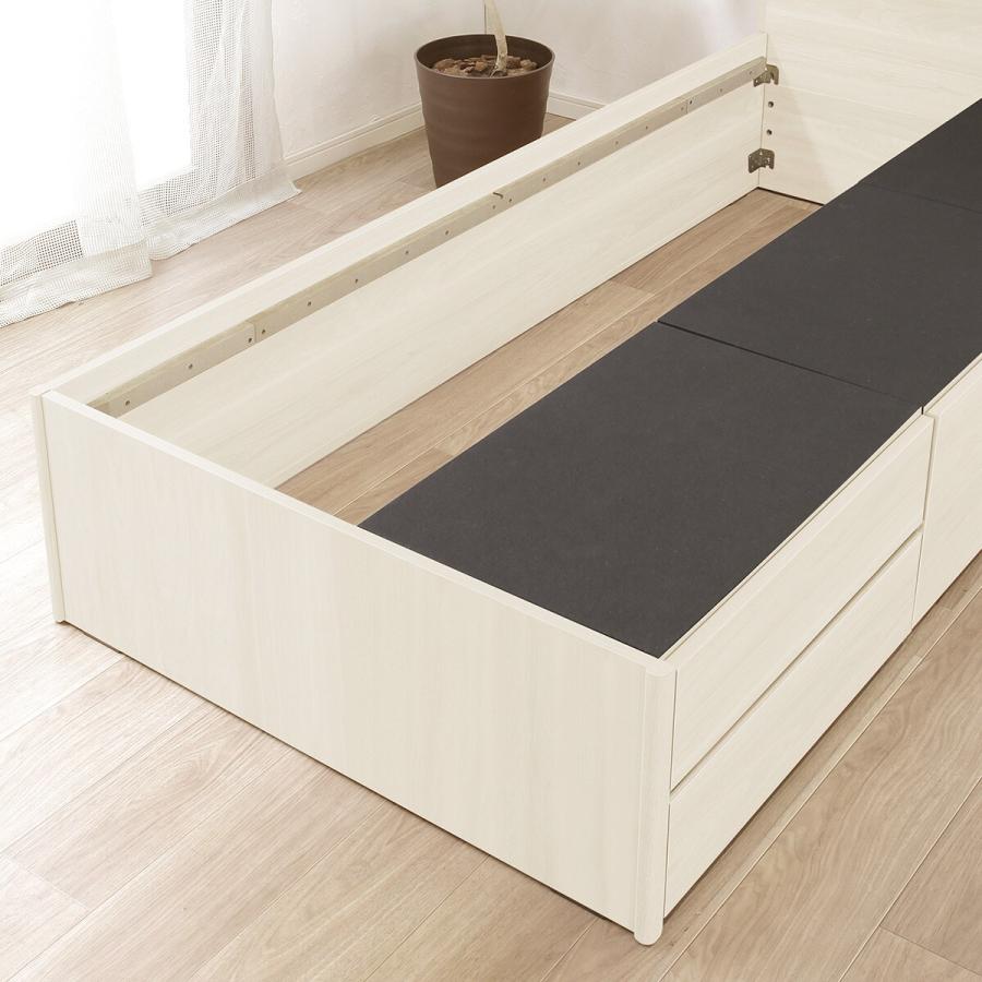 ニトリ ベッド 豊富な収納力のチェストベッド (WH) : ニトリ ニトリ ベッド 豊富な収納力のチェストベッド (WH) : ニトリ