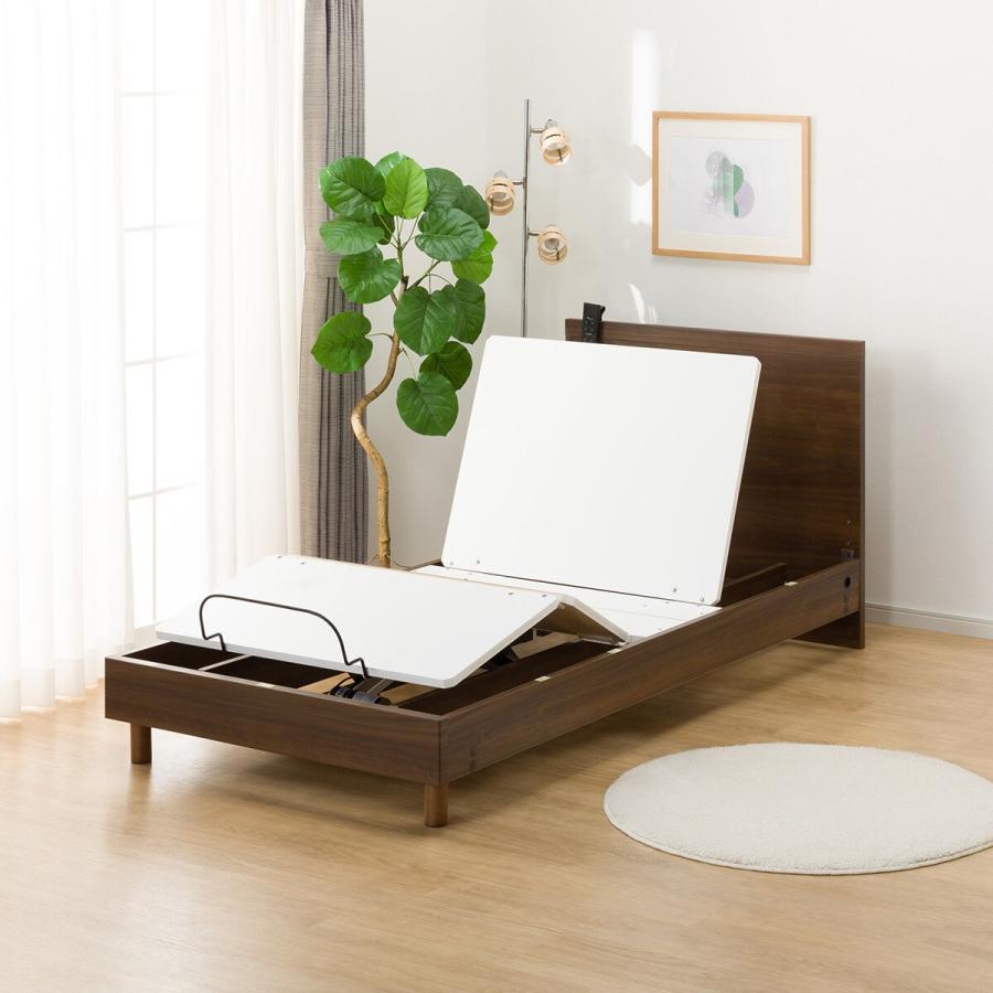 ニトリ 非課税 電動シングルベッドフレーム＋マットレスセット