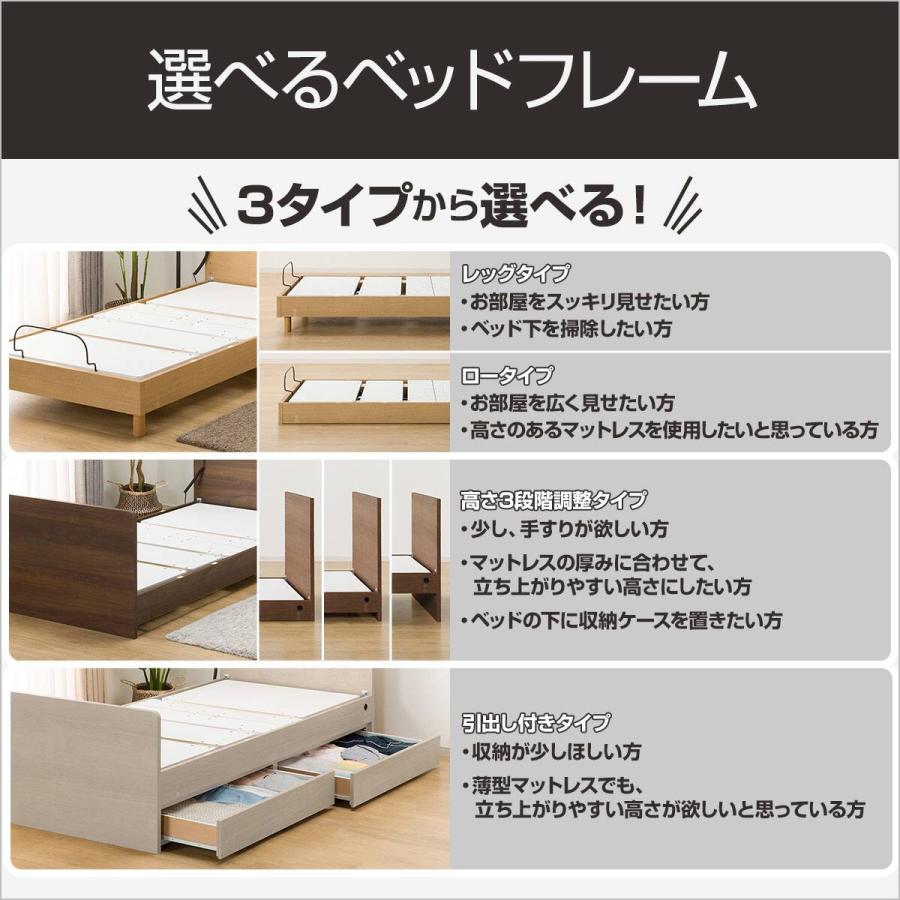 ニトリ（NITORI） 非課税 電動シングルベッドフレーム(NS004 DR LBR