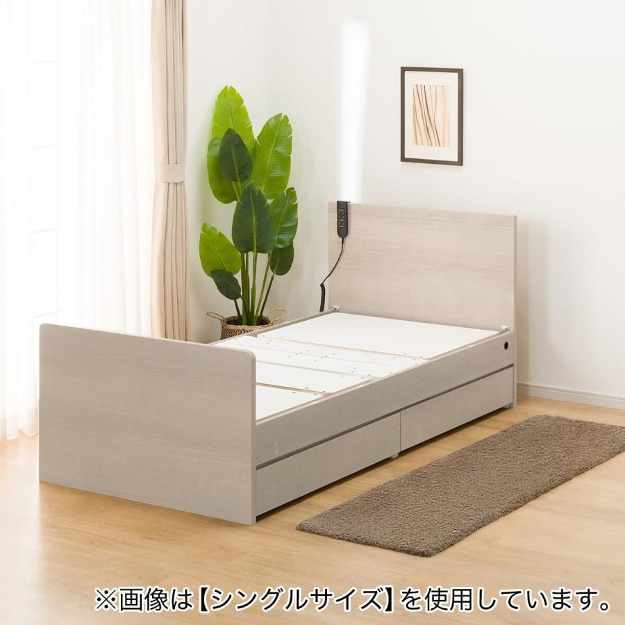 ニトリ セミダブルベッドフレーム＋高級マットレス 定価99,790万円 ニトリ（NITORI） 電動セミダブルベッドフレーム(NS001 DR GY