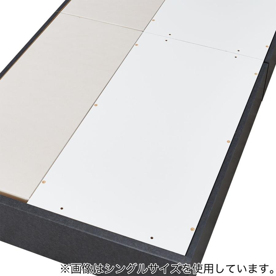 ニトリ（NITORI） 収納付きベッドフレーム ダブル 棚・サイド収納
