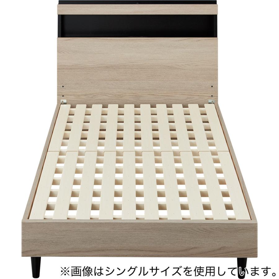 ニトリ ベッド セミダブル 棚付きすのこベッドフレーム(HF-305 ニトリ ベッド セミダブル 棚付きすのこベッドフレーム(HF-305