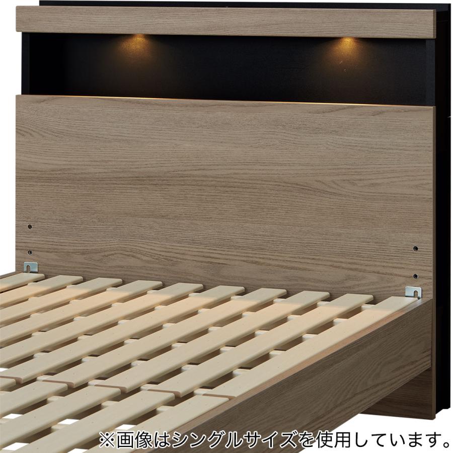 ニトリ ベッド ダブル 棚付きすのこベッドフレームHF-305 LEG ニトリ ベッド ダブル 棚付きすのこベッドフレームHF-305 LEG