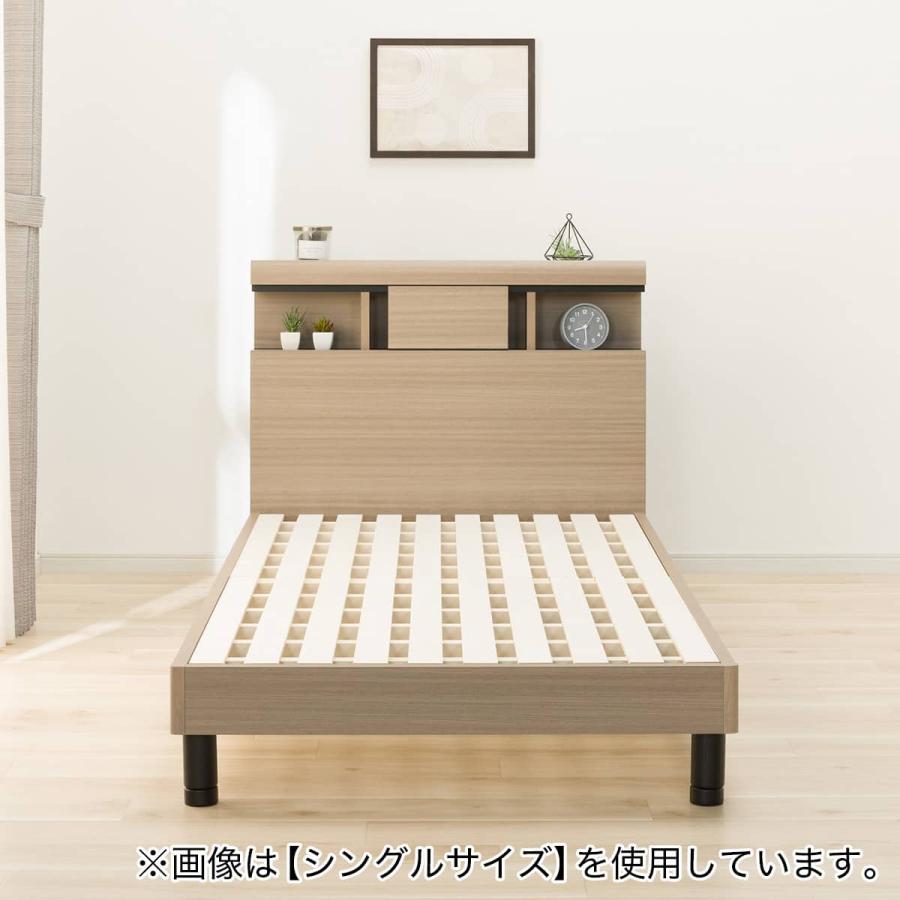 ニトリ（NITORI） すのこセミダブルベッドフレーム(GW2 WP301