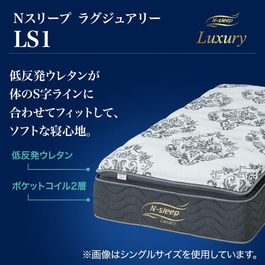 ニトリ（NITORI） ダブルマットレス(Nスリープラグジュアリー LS1