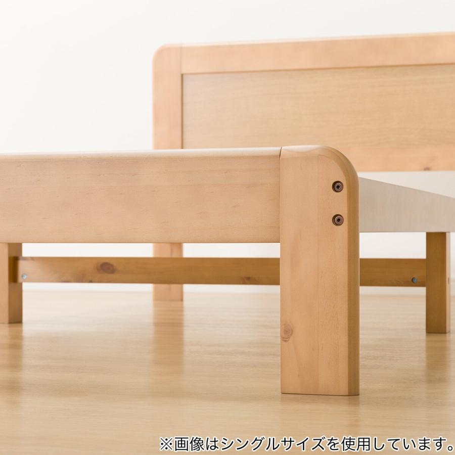 ニトリ（NITORI） セミダブルベッドフレーム(LC-401 LBR-S) : ニトリ