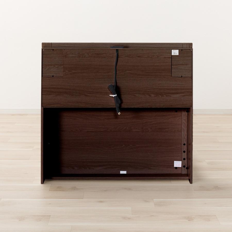 ニトリ　シングルベッドフレーム 引き出し付き 木製 ニトリ ベッド シングル ベッドフレーム(S Sキャビ 引出し収納