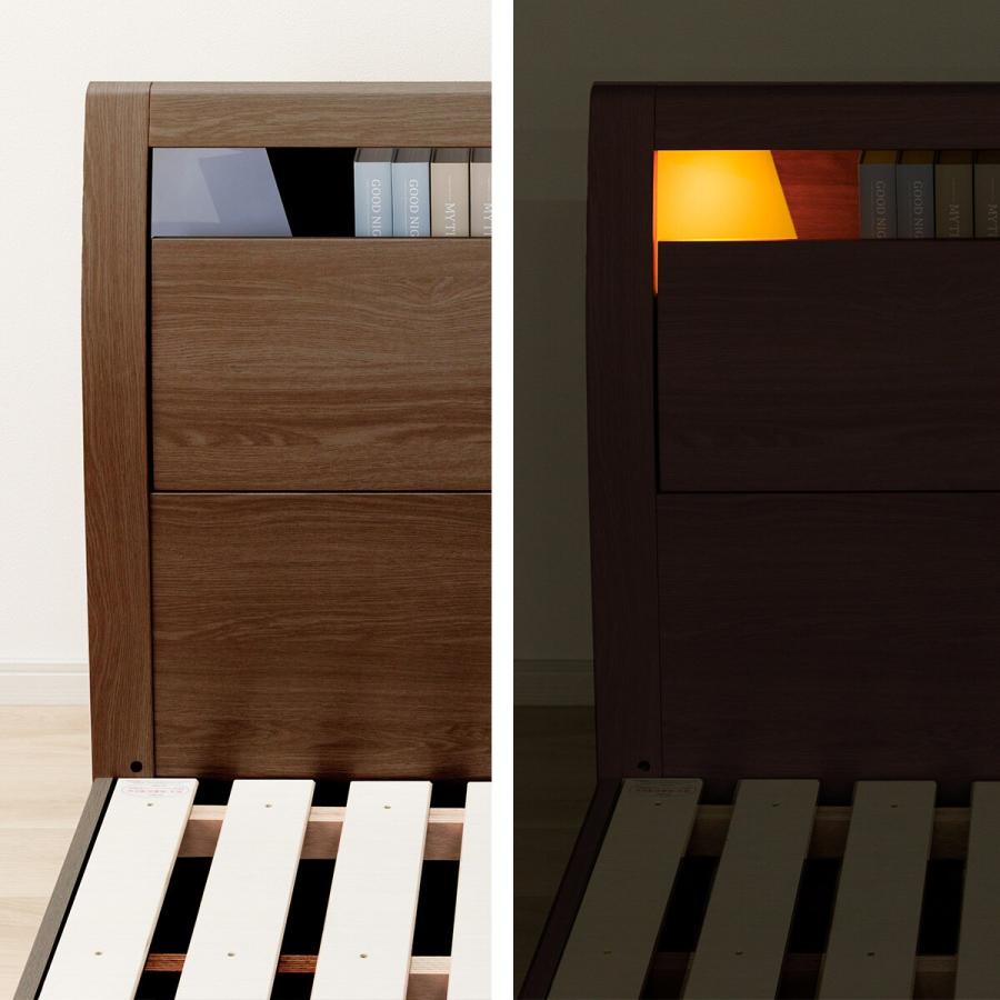 ニトリ シングルベッド 引き出し付き ブラウン ニトリ ベッド 引き出し収納付き シングルベッドフレーム(KC MBR