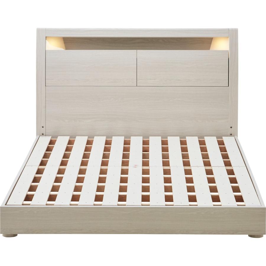 ニトリ すのこ ベッドフレーム ダブル ニトリ ベッド すのこダブルベッドフレーム (N-ジオF GY 40M-S