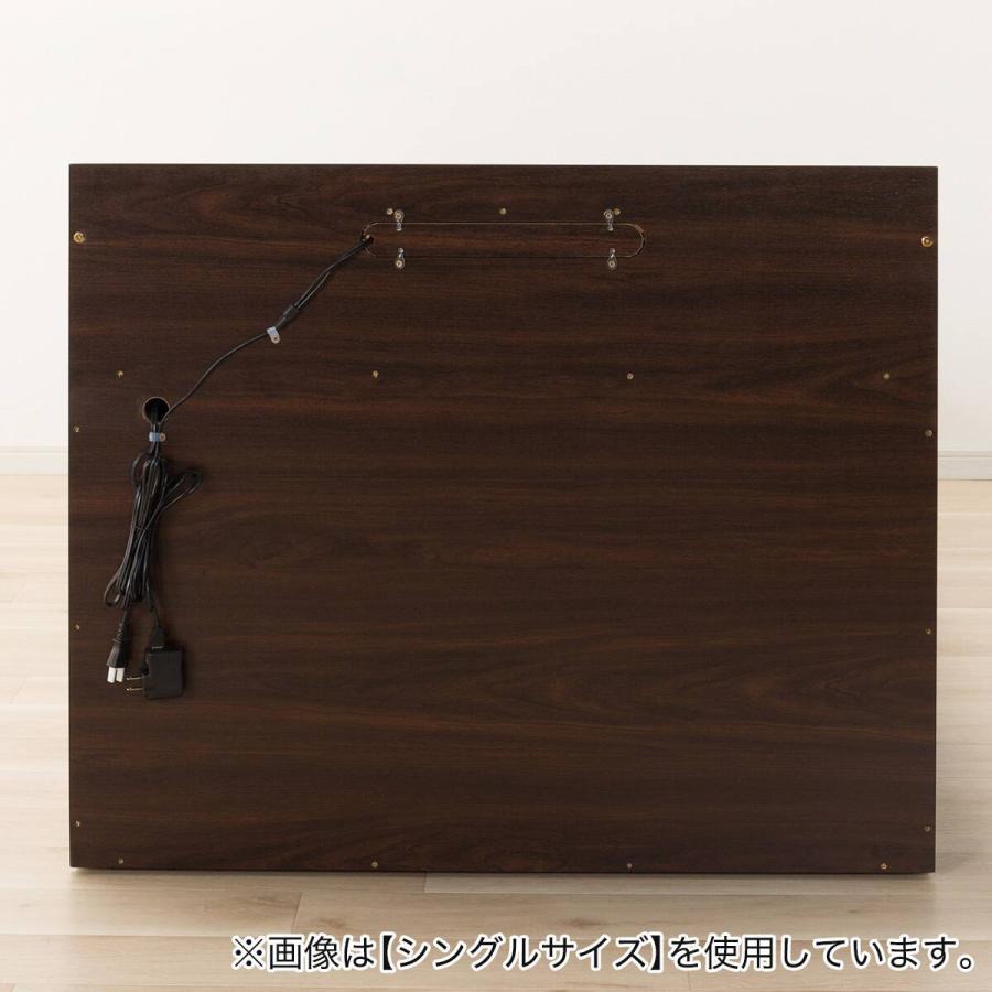 ニトリ（NITORI） セミダブル 大容量チェストベッド (DBR) : ニトリ 