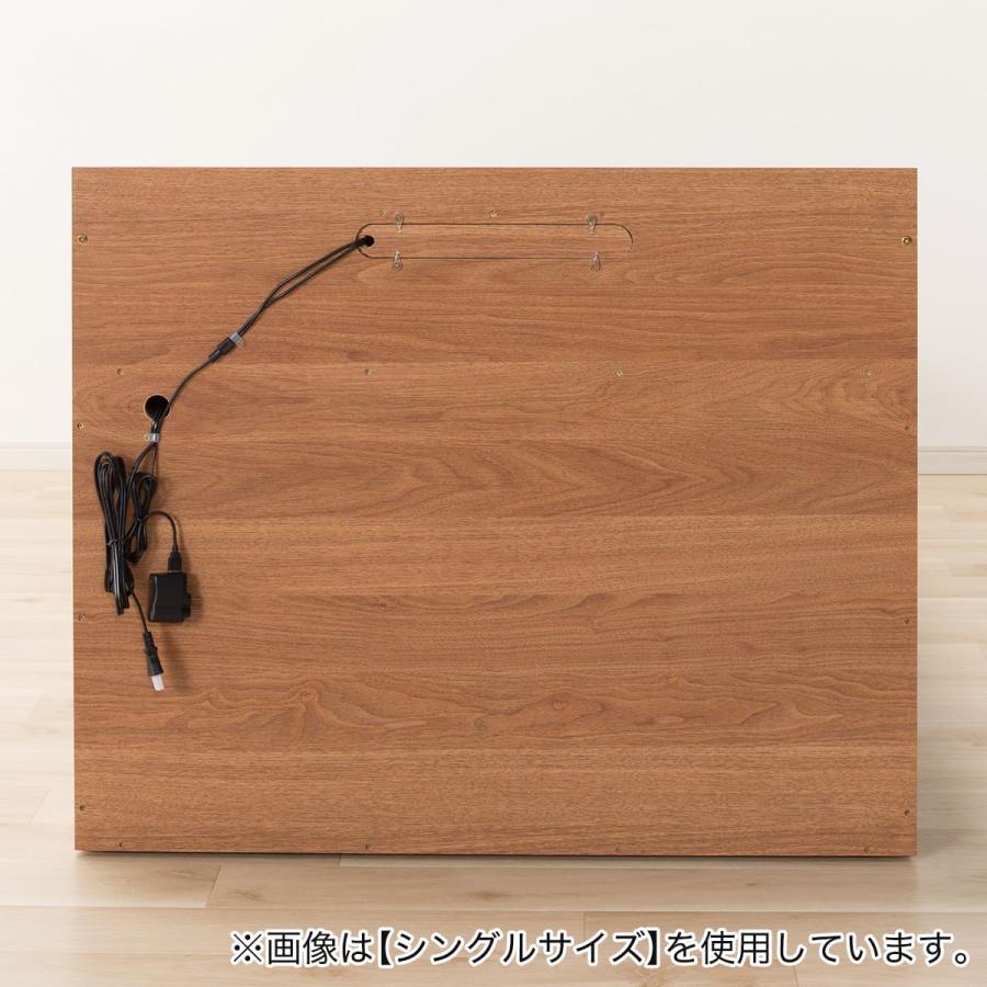ニトリ（NITORI） セミダブル 大容量チェストベッド (LBR) : ニトリ