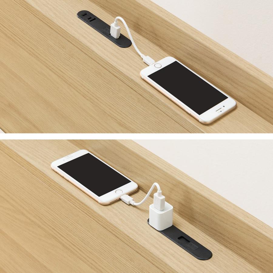 ニトリ すのこセミダブル棚・コンセント付きチェストベッド