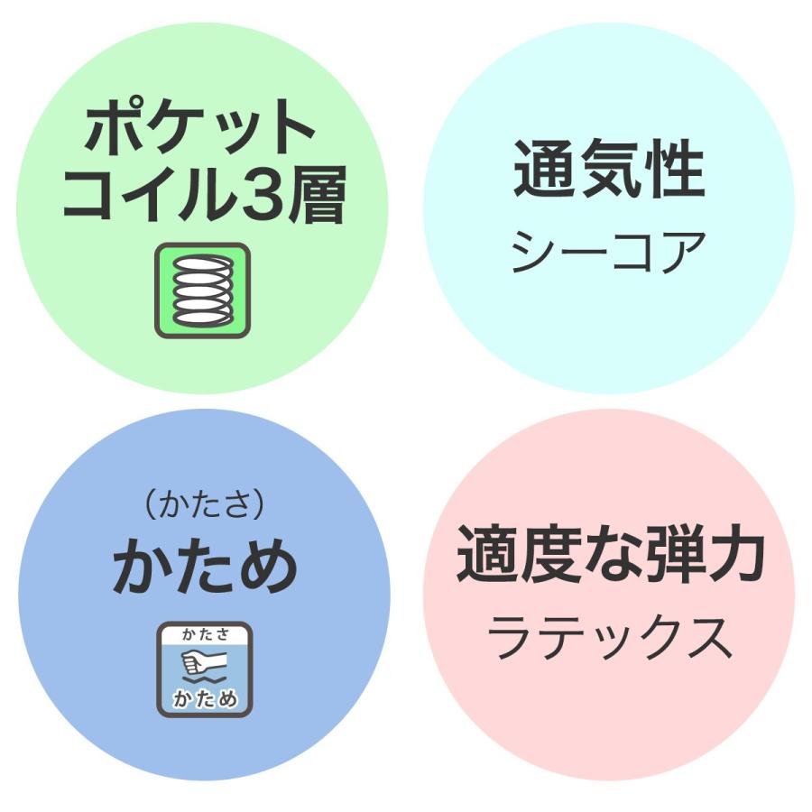 ニトリ（NITORI） セミシングルマットレス(Nスリープラグジュアリー