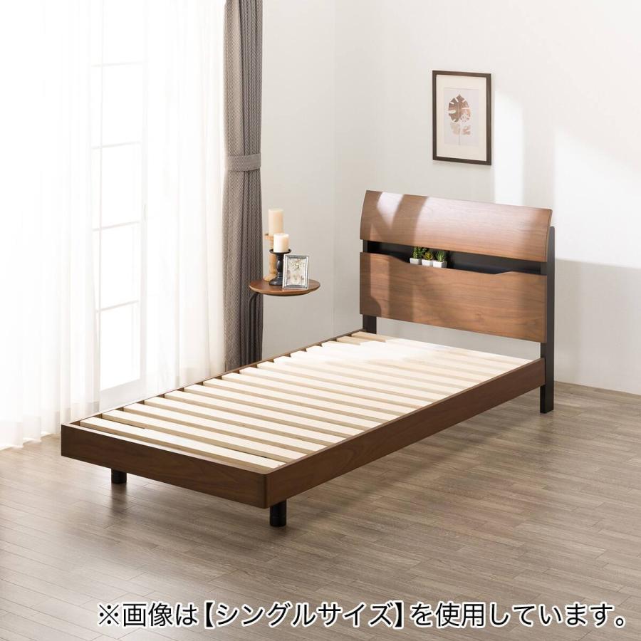 ニトリ（NITORI） すのこクイーンベッドフレーム(MF403 MBR) : ニトリ