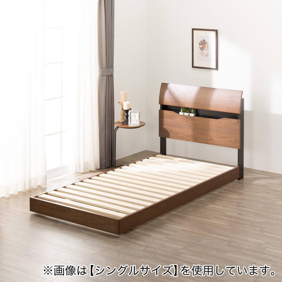 ニトリ（NITORI） すのこクイーンベッドフレーム(MF403 MBR) : ニトリ