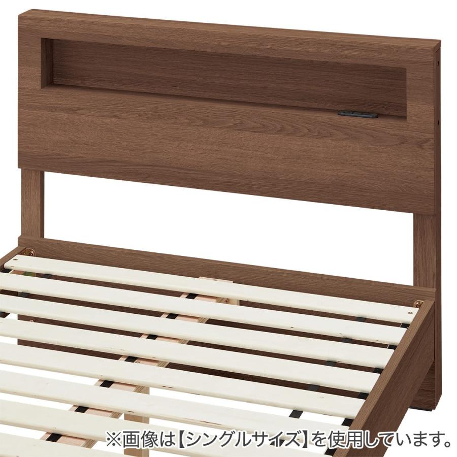 ニトリ（NITORI） セミダブル すのこベッドフレームマットレスセット