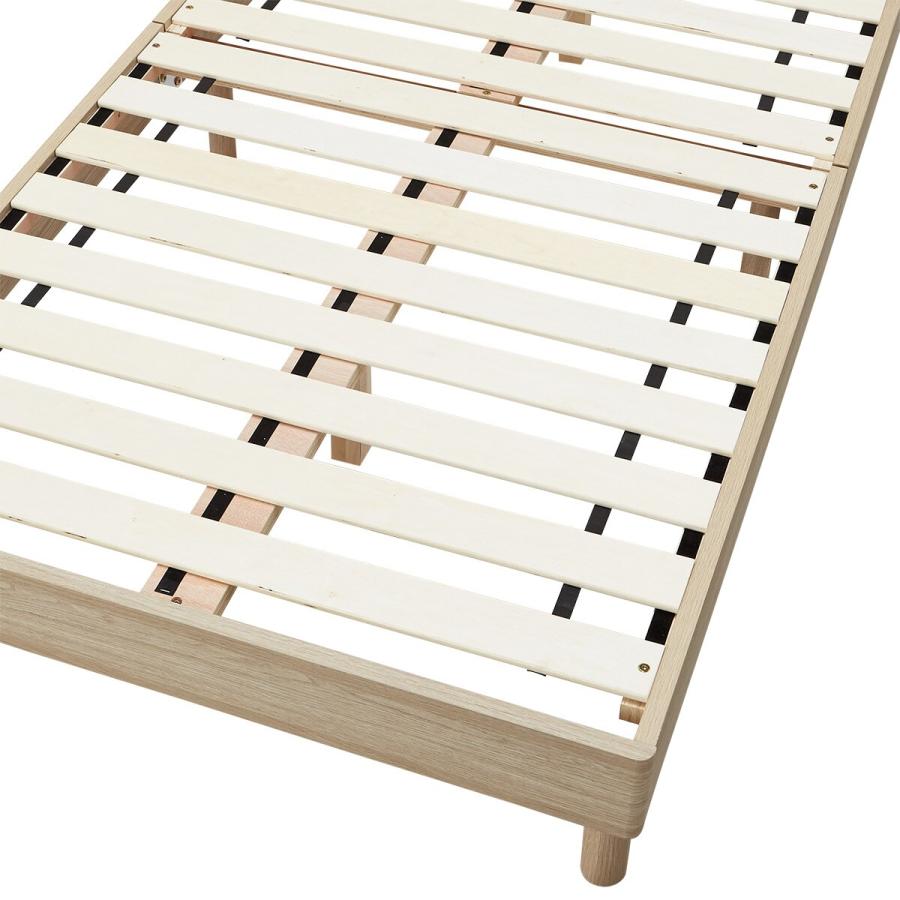 ニトリ（NITORI） シングルベッドフレーム(ヘンリック 棚・コンセント