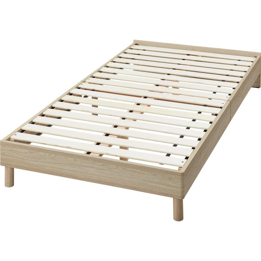 ニトリ（NITORI） シングルベッドフレーム(ヘンリック 棚・コンセント