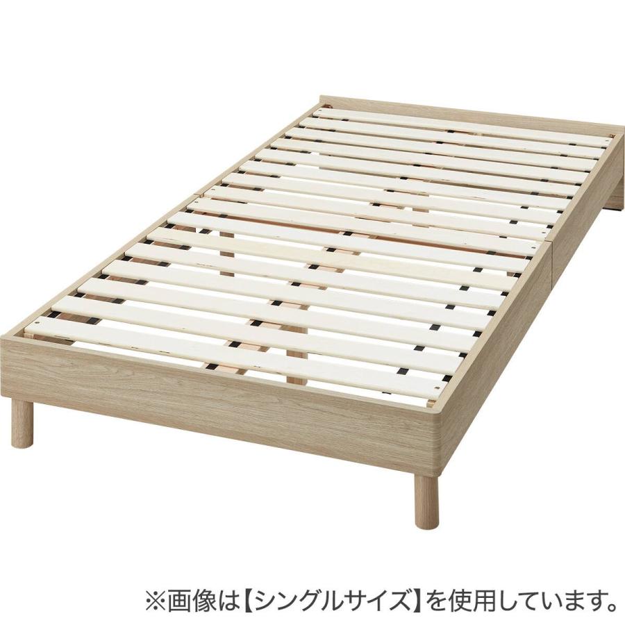 ニトリ（NITORI） セミダブル すのこベッドフレームマットレスセット