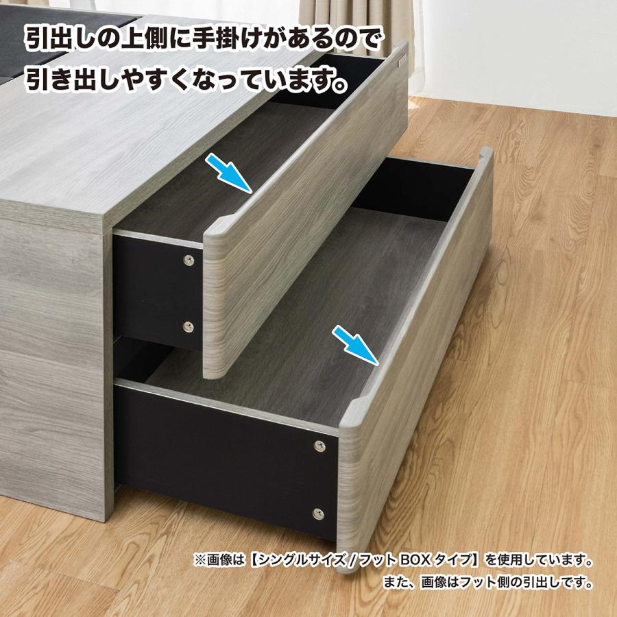 ニトリ シングル 収納付きベッドフレーム (フットボックスタイプ ニトリ シングル 収納付きベッドフレーム (フットボックスタイプ