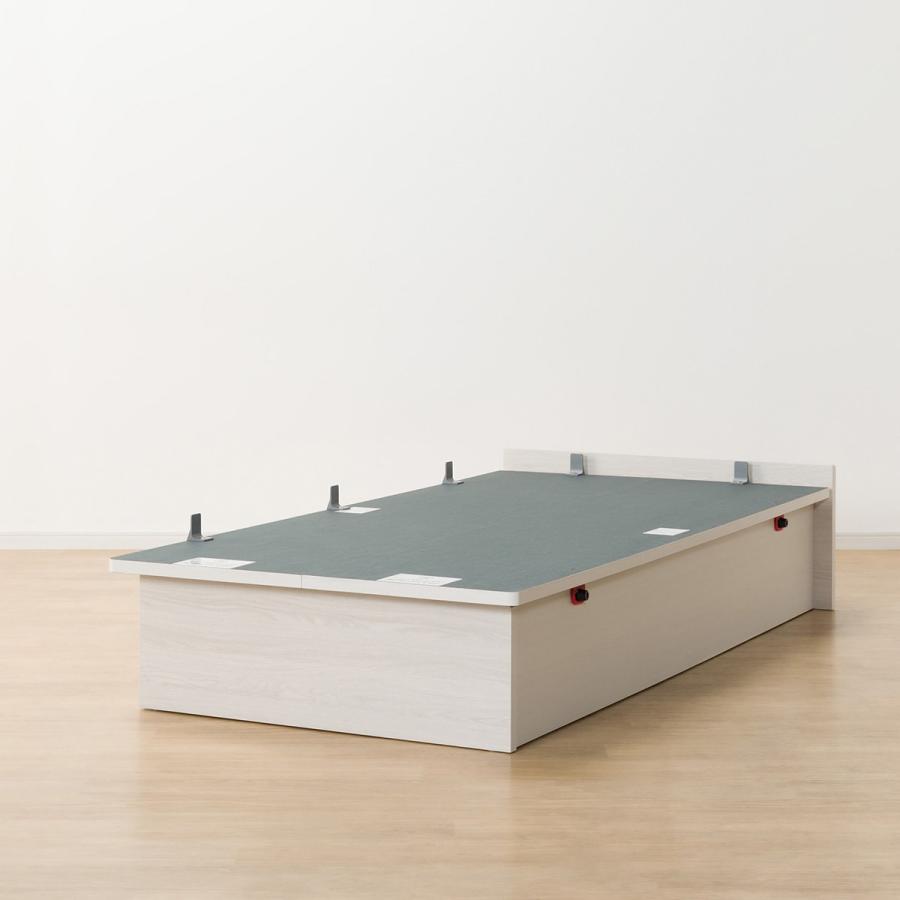 ニトリ（NITORI） セミダブルベッドフレーム(OP IB ヘッドレス よこ