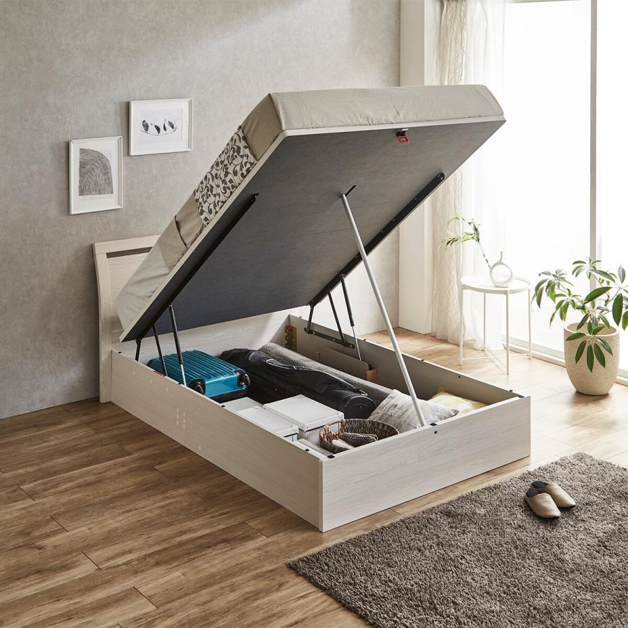 NITORI ダブルベッド 　ニトリ　ダブルベッド ニトリ（NITORI） ダブルベッドフレーム(OP IB フラット たて開き 深型