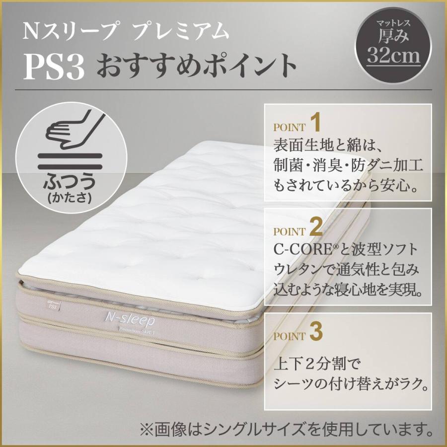 【未使用品】ニトリN-sleep premiumⅡNスリーププレミアム2 ダブルサイズベッドフレームセット相場150,000円前後 ニトリ（NITORI） ダブルマットレス(Nスリープ PS3) : ニトリ Yahoo!店