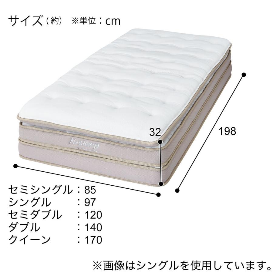 ニトリ（NITORI） クイーンマットレス(Nスリープ PS3 UNT) ニトリ期間