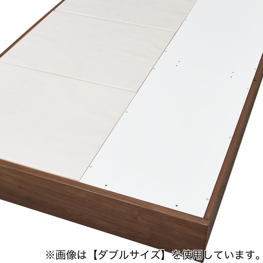 ニトリ（NITORI） 収納付きベッドフレーム シングル 仕切り棚・サイド