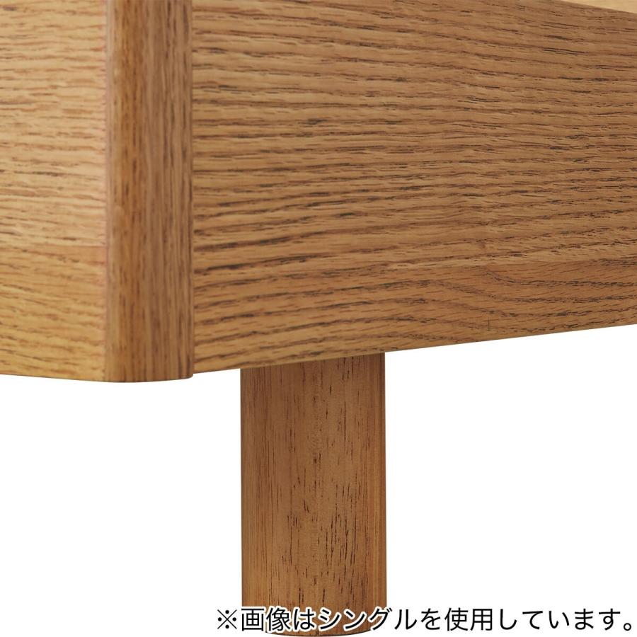 ニトリ（NITORI） セミダブルすのこベッドフレーム(MF503 棚