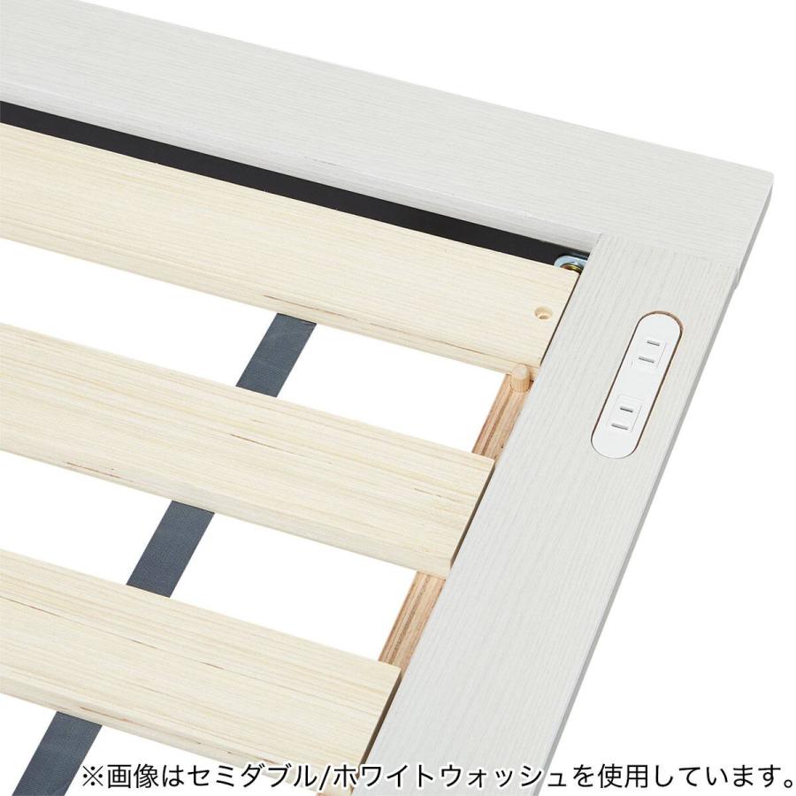 ニトリ（NITORI） セミダブルヘッドレスすのこベッド(MF504HL