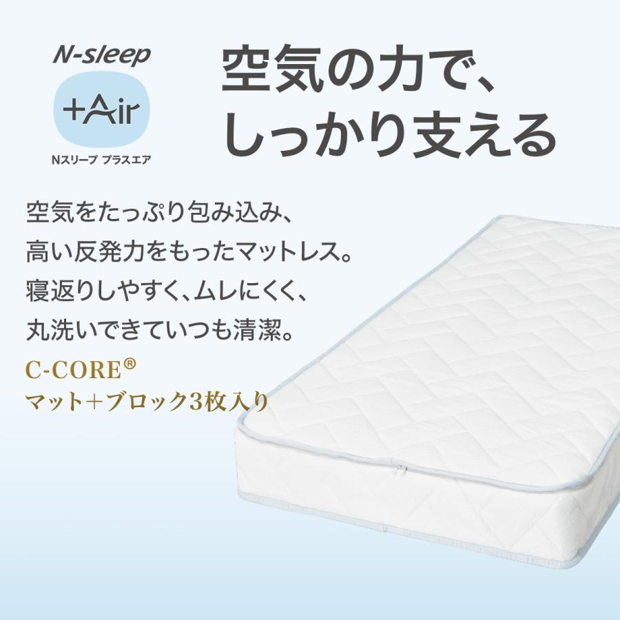 ニトリ（NITORI） 通気性の良い高反発ダブルマットレス(Nスリープ