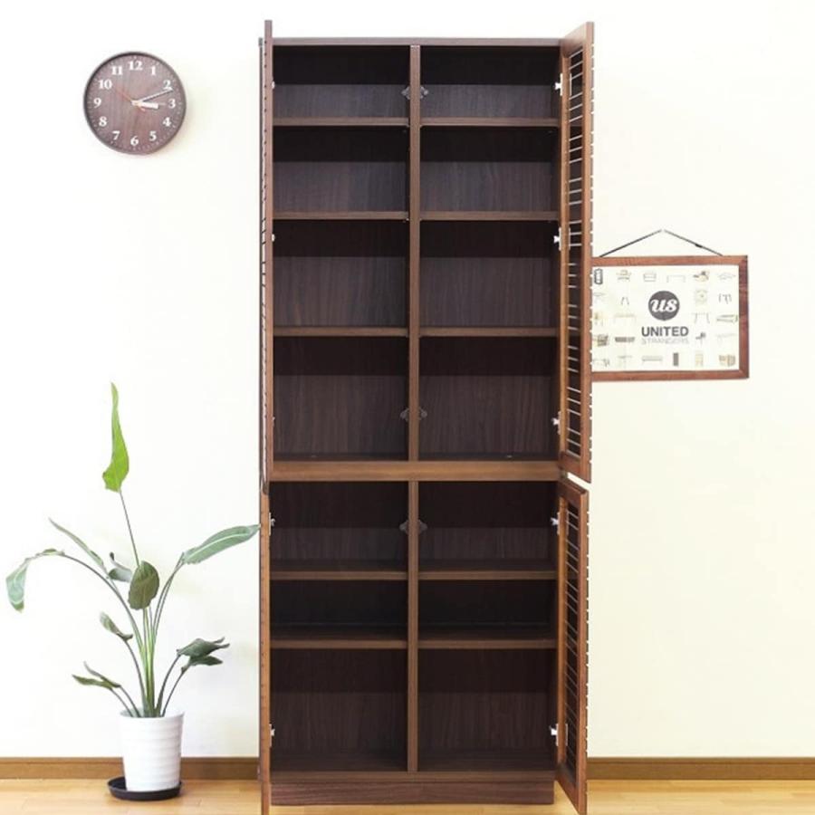 ニトリ 棚 木製 ニトリ（NITORI） 天然木工芸突板書棚(幅80cm WAL) : ニトリ Yahoo!店