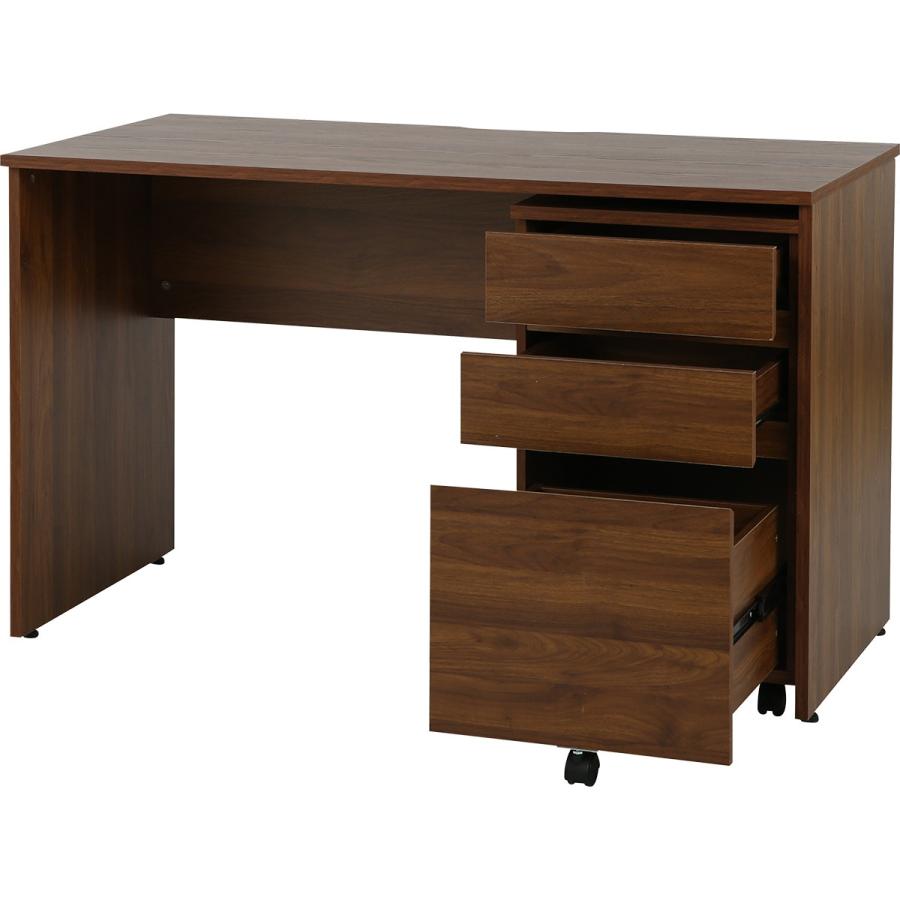 ニトリ デスクワゴンセット(KA002 MBR) : ニトリ Yahoo!店