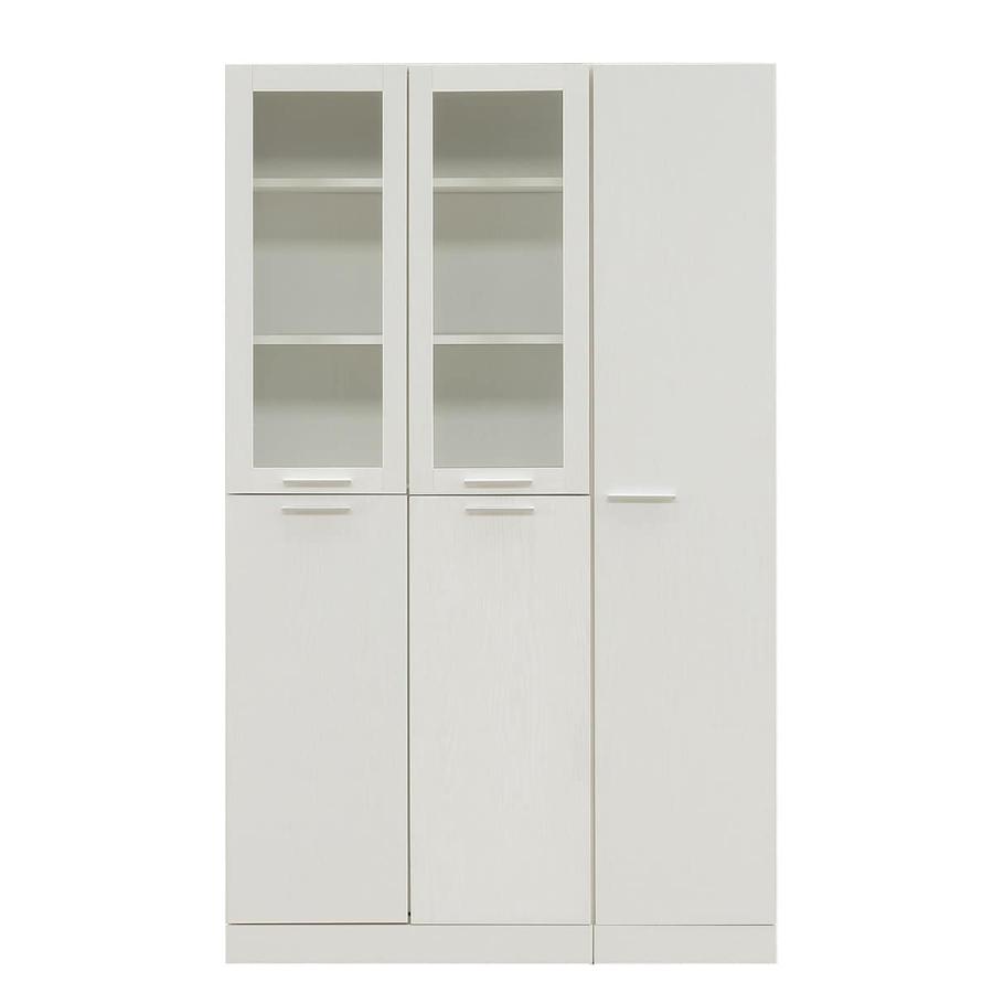 ニトリ ガラス扉付きフリーボード (幅110.5cm WH) : ニトリ ニトリ ガラス扉付きフリーボード (幅110.5cm WH) : ニトリ