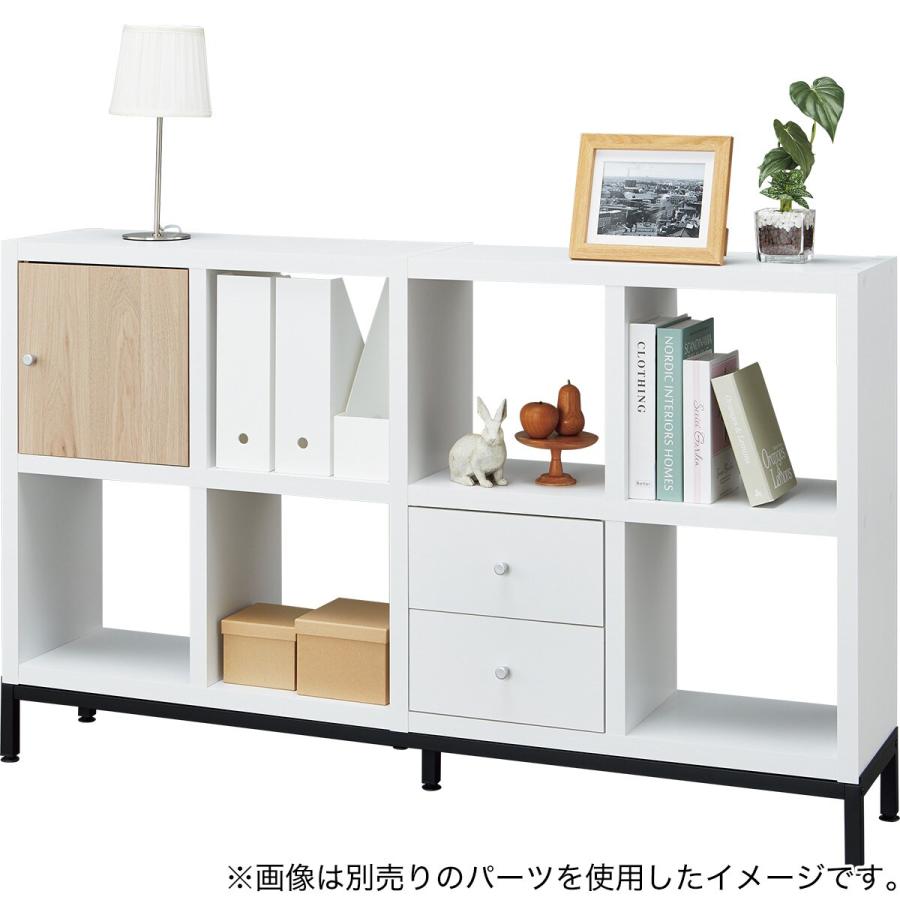 ニトリ（NITORI） オープンシェルフ(RX01 2x4 WH) : ニトリ Yahoo!店