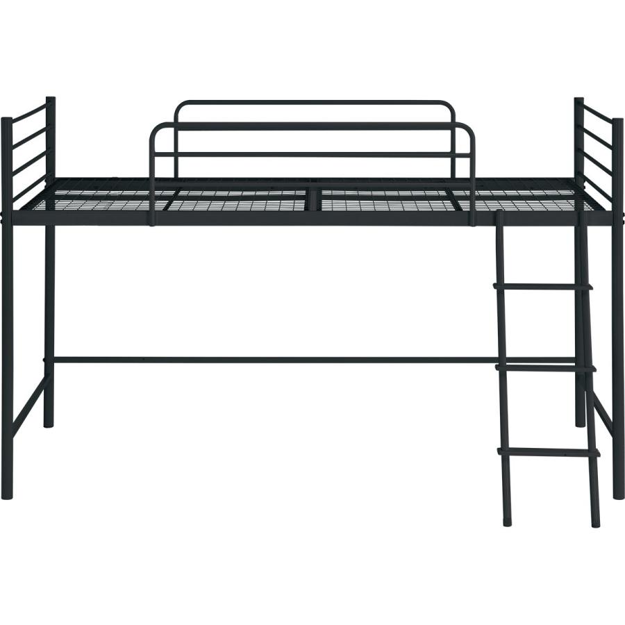 ニトリ（NITORI） スチールミドルベッド(MB02 BK) ニトリ期間限定：4/6