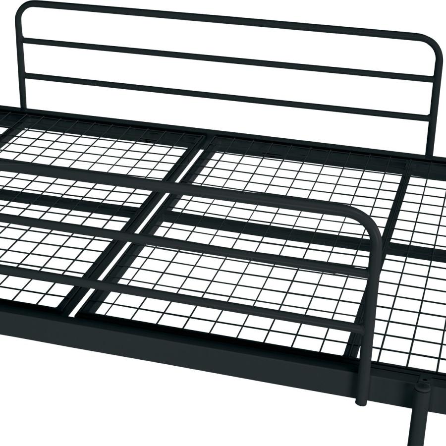 ニトリ（NITORI） スチールミドルベッド(MB02 BK) ニトリ期間限定：4/6