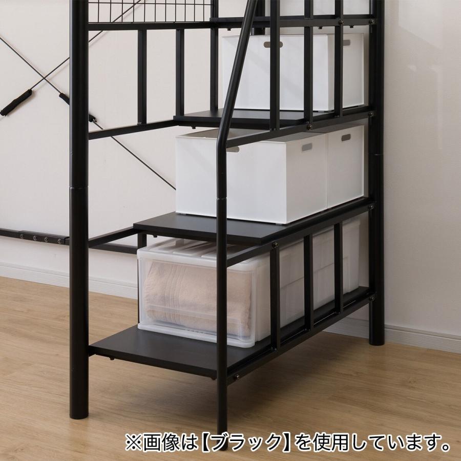 ニトリ 高さ2段階式階段付きロフトベッド(LB03 階段幅43cmWH ニトリ 高さ2段階式階段付きロフトベッド(LB03 階段幅43cmWH