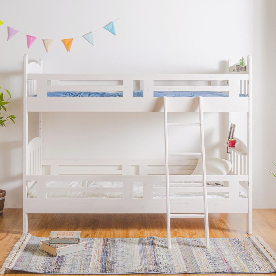 ニトリ（NITORI） 天然木2段ベッド (CRA2 WH) : ニトリ Yahoo!店