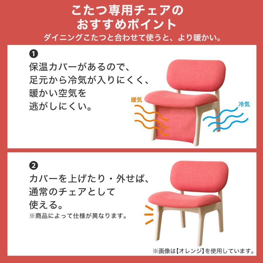 ニトリ 傷・汚れに強いファブリック 1人用こたつチェア