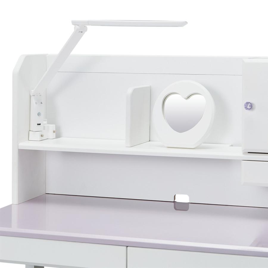 ニトリ（NITORI） スタンダードデスク(WR01 ホワイト色ライト付きPU/WH