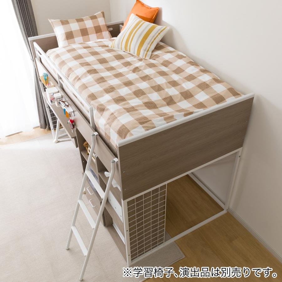 ニトリ（NITORI） システムベッドデスク(デニッシュ01 ミドルタイプ GW