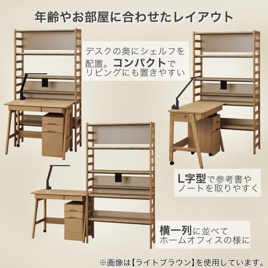 ニトリ（NITORI） シェルフデスク(LH01 LBR) ニトリ期間限定：4/6迄