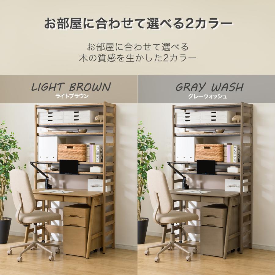 ニトリ（NITORI） シェルフデスク(LH01 LBR) : ニトリ Yahoo!店 - 通販