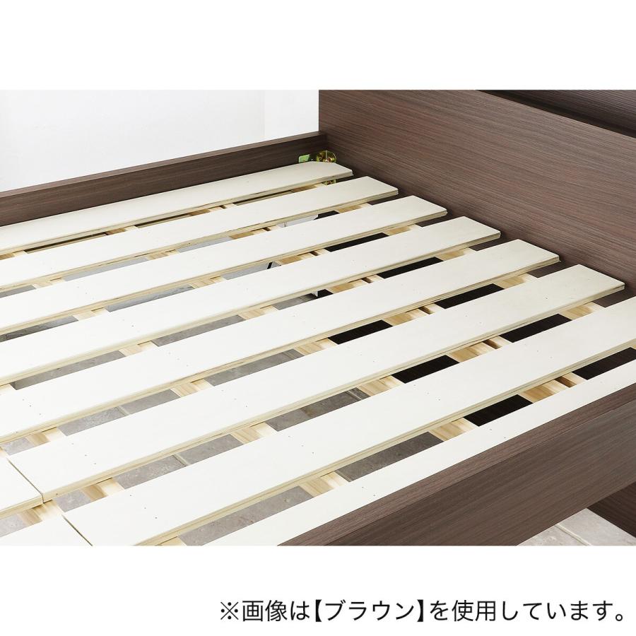 ニトリ（NITORI） 収納式ツインベッド (棚・コンセント・照明付 NA