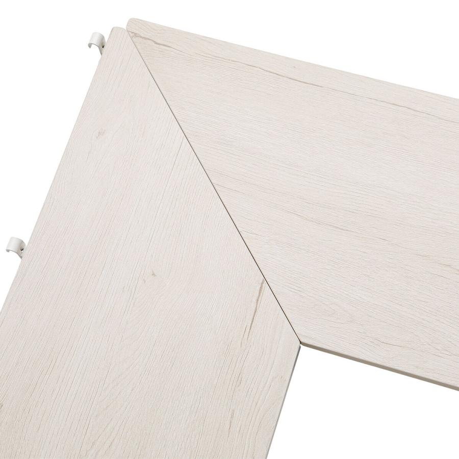 ニトリ 幅83cm ワイヤーシェルフ NP L型 ミドルタイプ (ホワイト