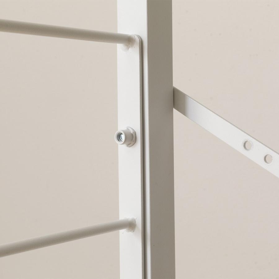 突っ張り壁面収納 Nポルダディープ(幅80cm ホワイトウォッシュ) 突っ張り壁面収納 Nポルダディープ2 (幅80cm NP01 ホワイトウォッシュ