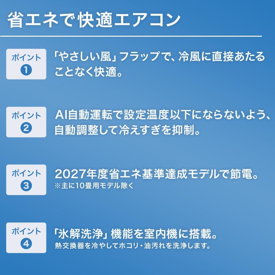 ニトリ エコで楽エアコン 6畳用 (NL-22G-W)(標準取付工事無し