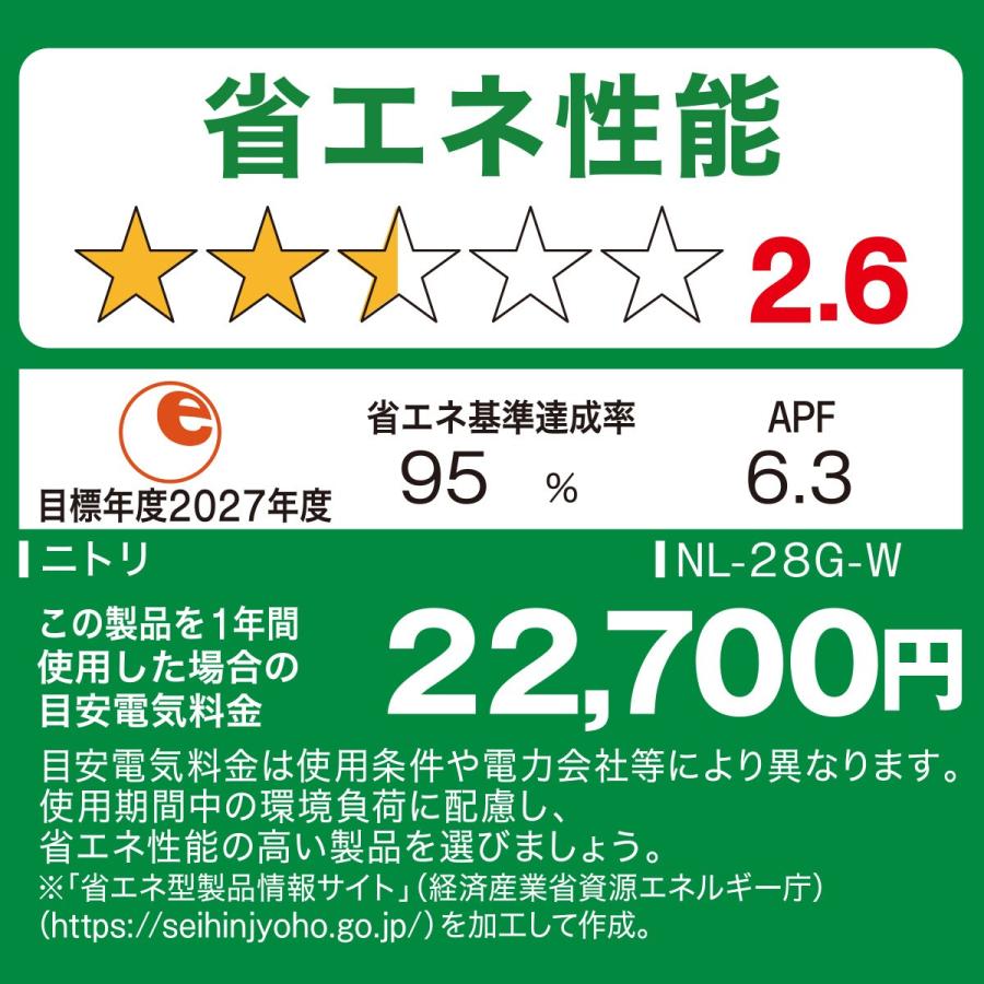 ニトリ エアコン 10畳用 2021年製　送料込み　即日発送　たのメル便対応 ニトリ エアコン」の人気商品一覧 | 安い商品を通販サイトから